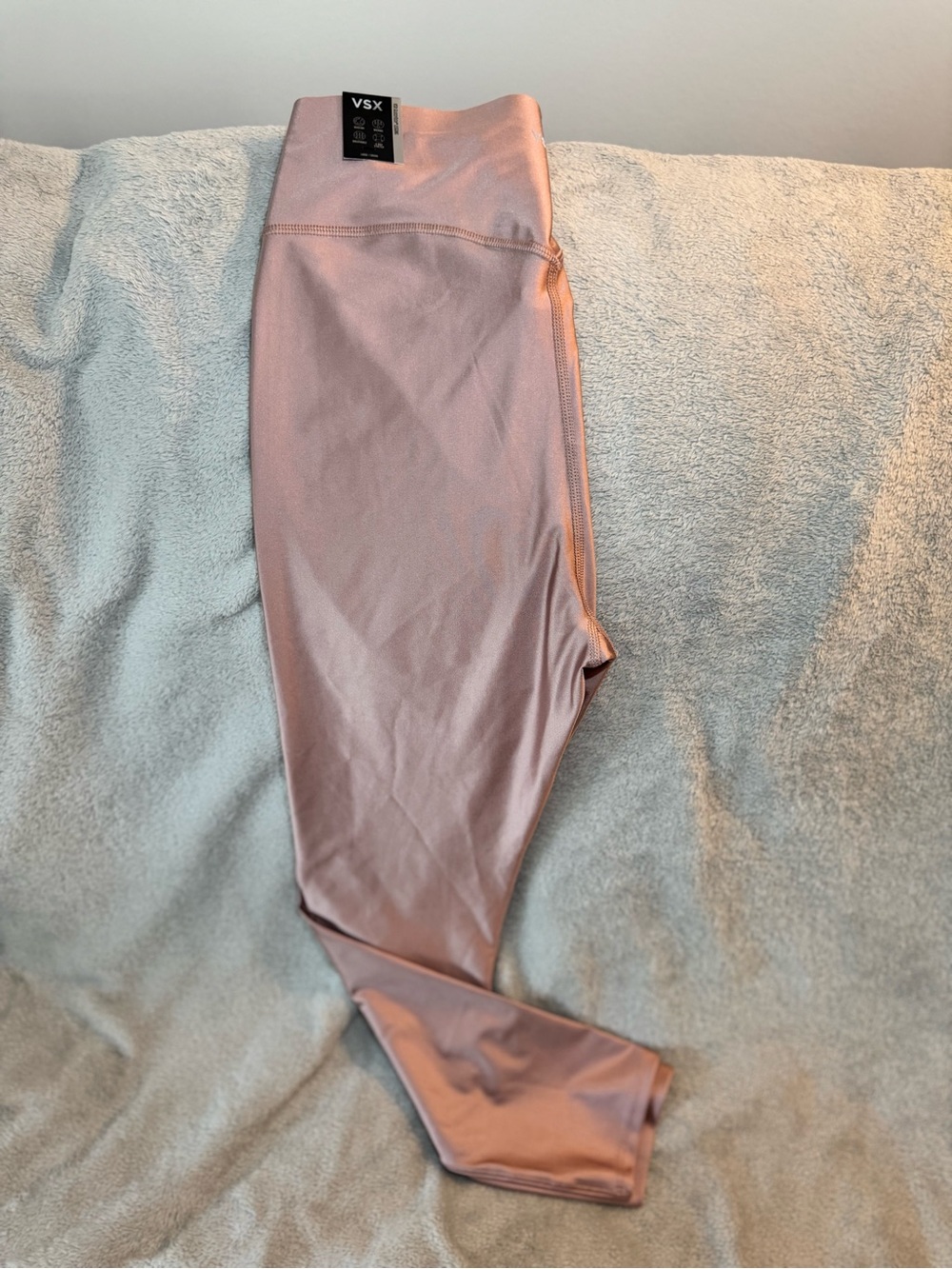 Victoria's Secret VSX Glossytech French Mauve Leggings - Large - Picture 4 of 4